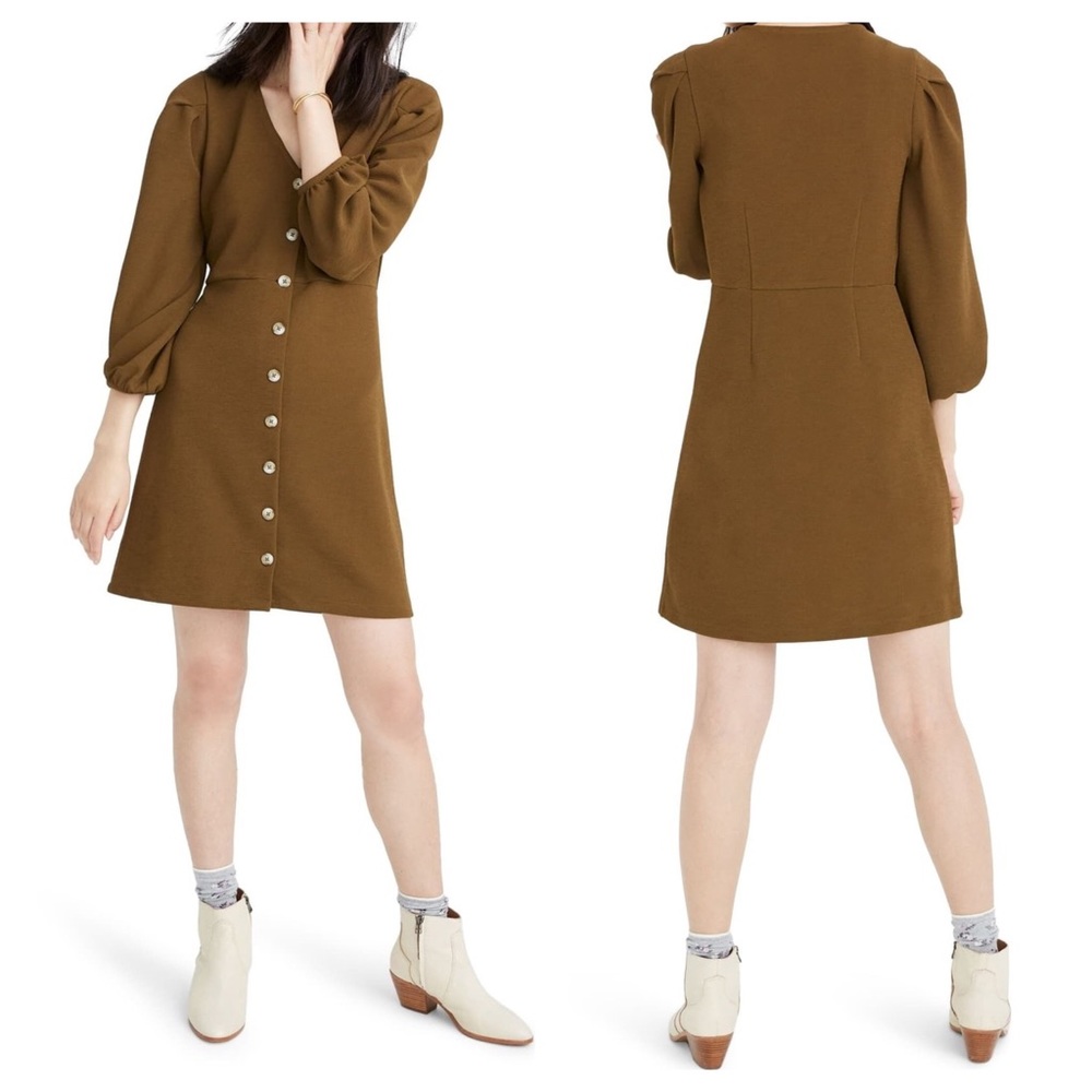 Texture & Thread Madewell Balloon-Sleeve Dress